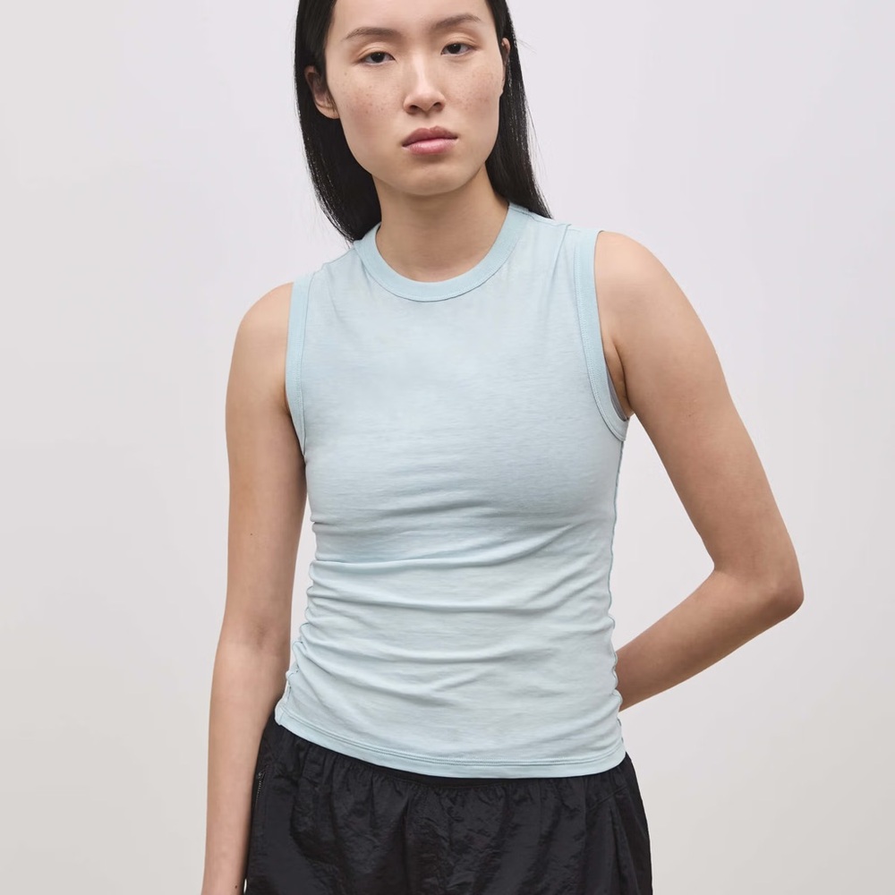 Literary Sport Joan Twist Tank Mist L Large
